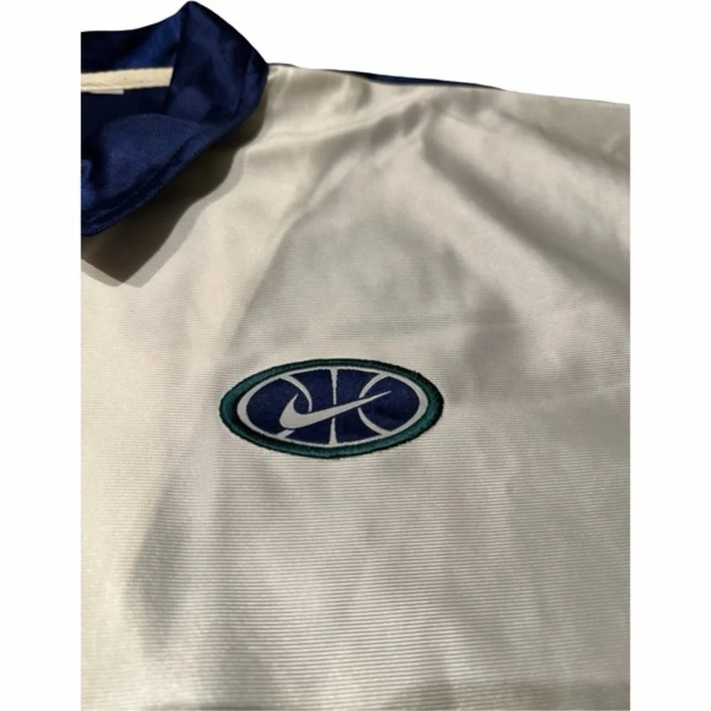 Nike Full Zip Basketball Warm Up Shirt ‎ Large Men's Vintage